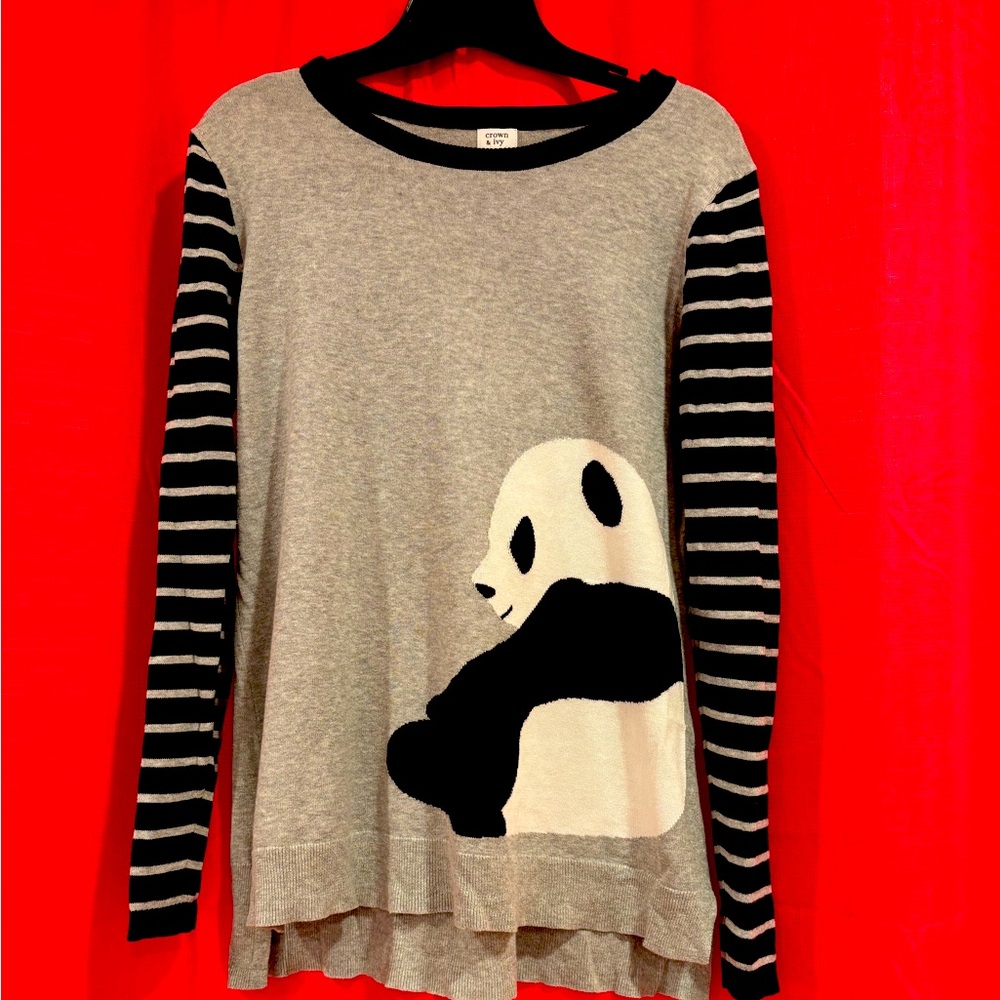 Crown & Ivy Panda Sweater